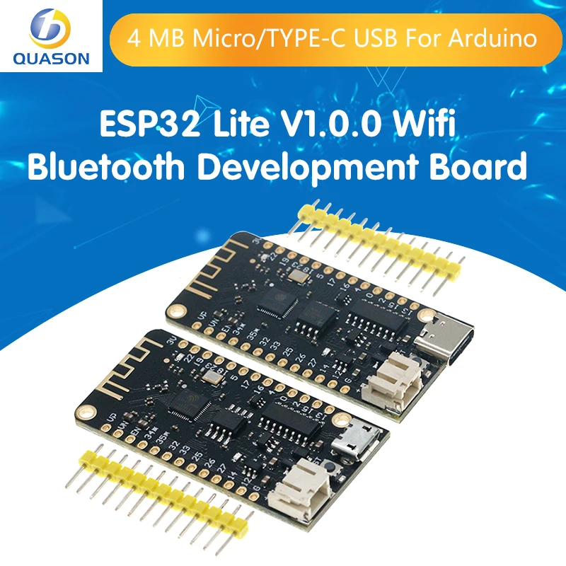 ESP32 Lite V1.0.0 Wifi Bluetooth Development Board ESP32 ESP-32 REV1 CH340G MicroPython 4MB Micro/TYPE-C USB For Arduino