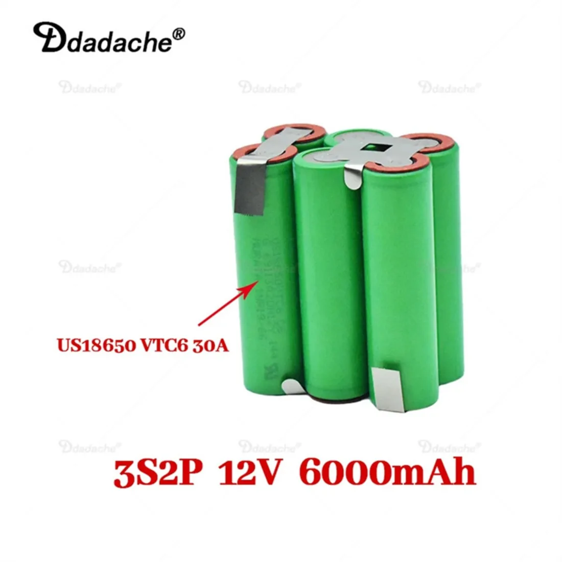 Original battery 18650 VTC6 3S1P-5S2P 3000-6000 mAh high capacity customizable for screwdriver welding batteries