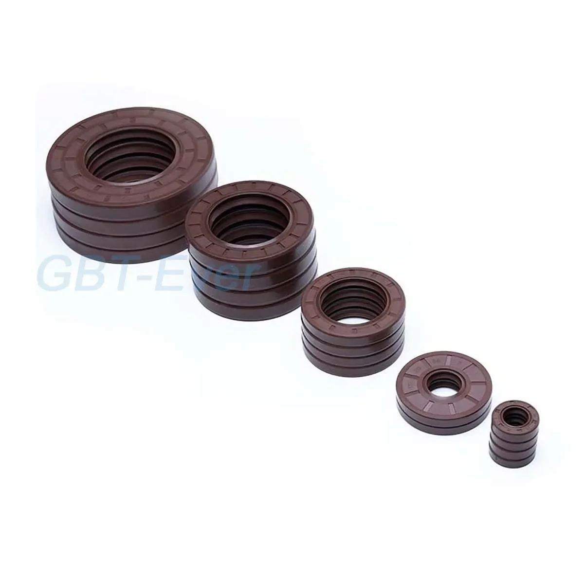 FKM Framework Oil Seal ID 52/53/55/56/58/60/62/63/64mm OD 62-120mm  TC Fluoro Rubber Gasket Rings Cover Double Lip with Spring