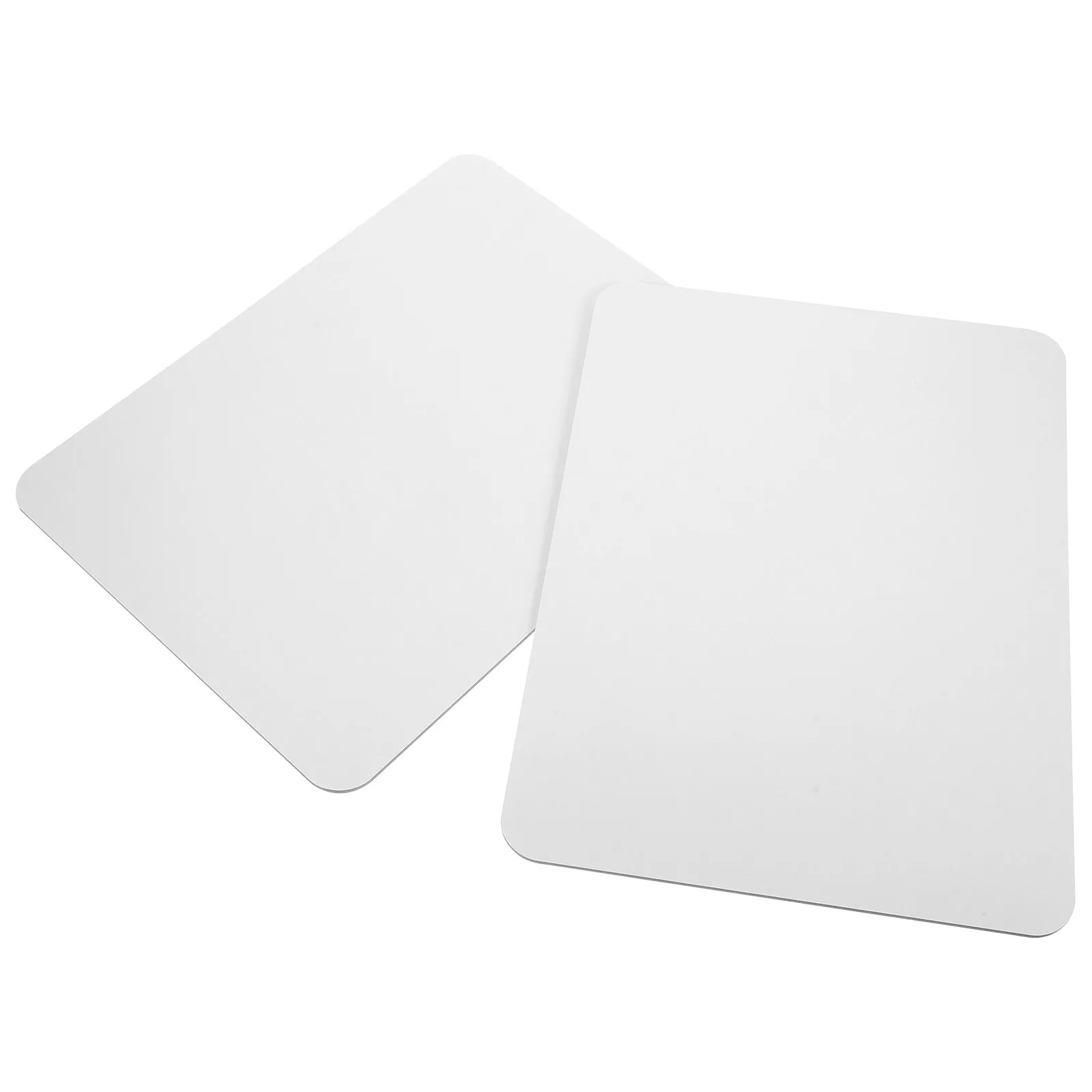 2 個両面ホワイトボードデスクトップメモボード再利用可能な書き込みホワイトボードオフィスホームプランニング用ホワイトボード