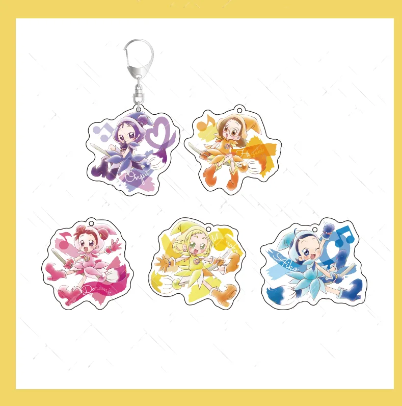 Anime magico DoReMi portachiavi figura bambola ogiamajo Harukaze Doremi Fujiwara blauki Asuka Momoko portachiavi ciondolo borsa per regalo