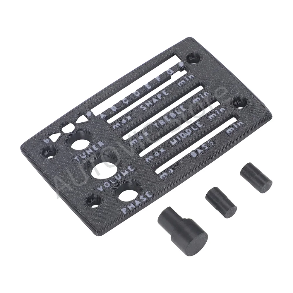 Ersatz-Frontplatte mit Knopf für Ibanez Fishman SST Vorverstärker 5APP01F 3D-gedruckte Abdeckung – Detail 1