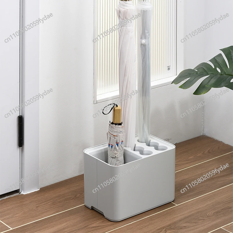 

Umbrella rack with drip tray, suitable for space saving storage in the corner of the entrance passage, can hold 10/15 umbrellas