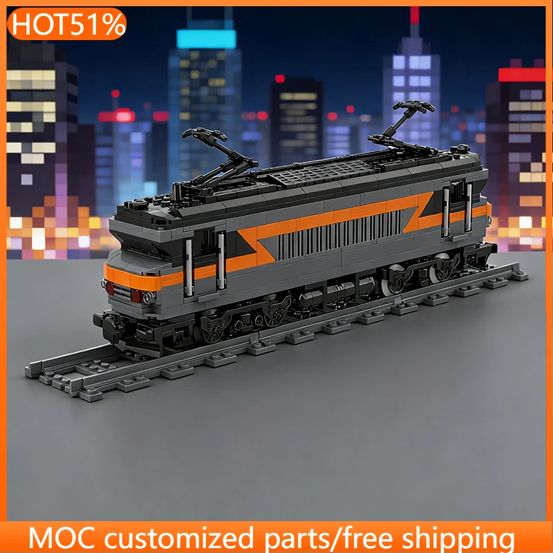 567 PCS Car 6-screw train MOC Customize Modular Building Block Design Technology Creative Design Kids DIY Toy Christmas Gift