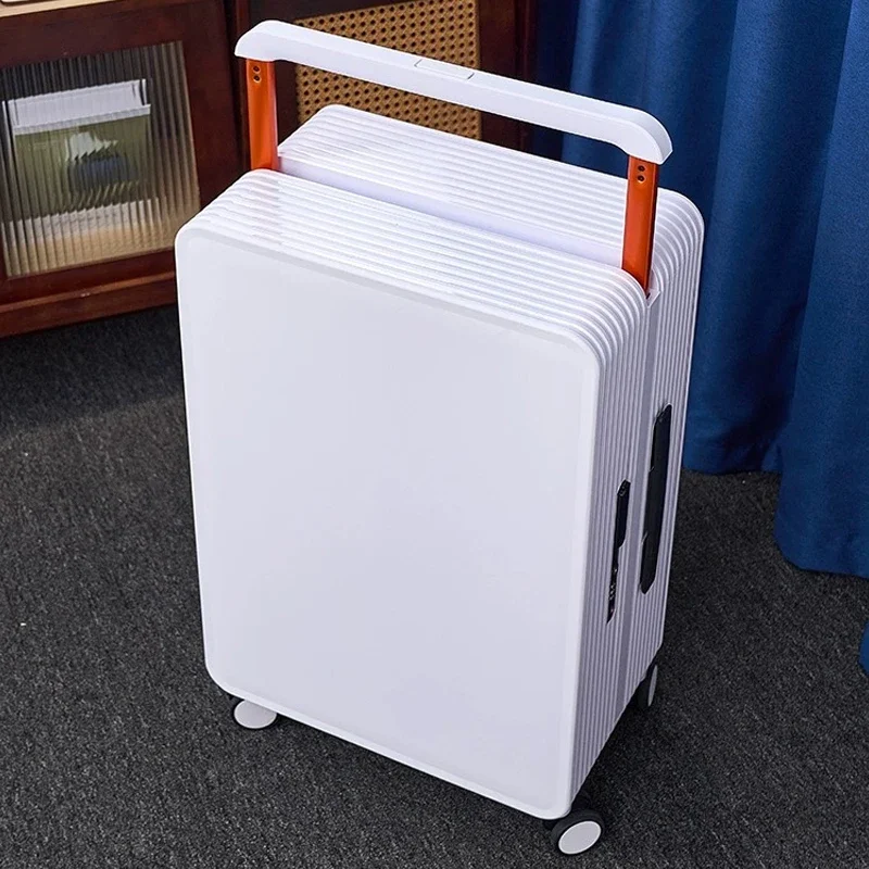 Hot!New 20"22"24"26" Inch Women Fashion Brand Rolling Luggage Men Wide Pull Rod Suitcase Universal Wheel Travel Boarding Box