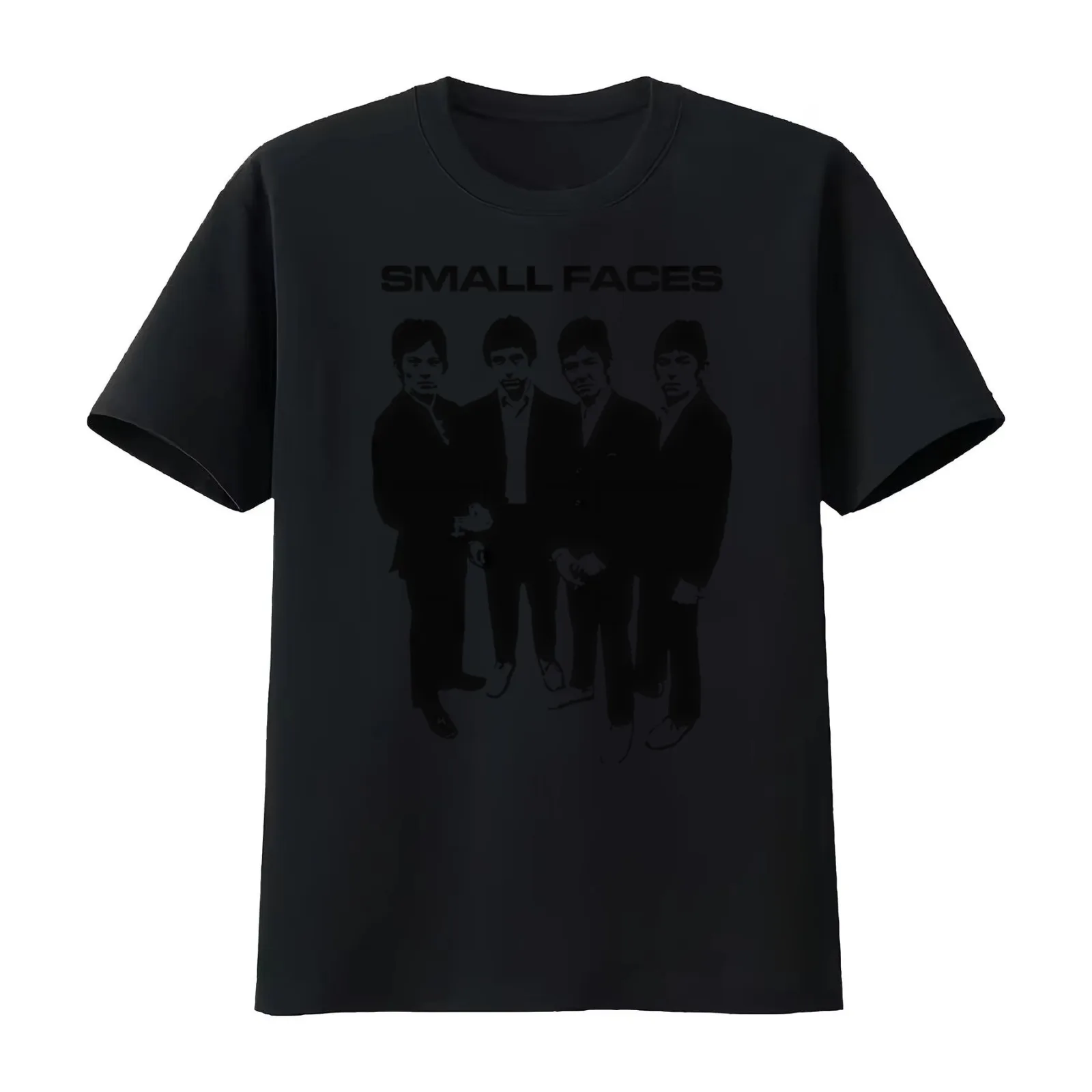 Small Faces T-Shirt Summer Casual Cotton Tee Oversized Streetwear Tops Vintage Graphic Print Loose Fit Short Sleeve