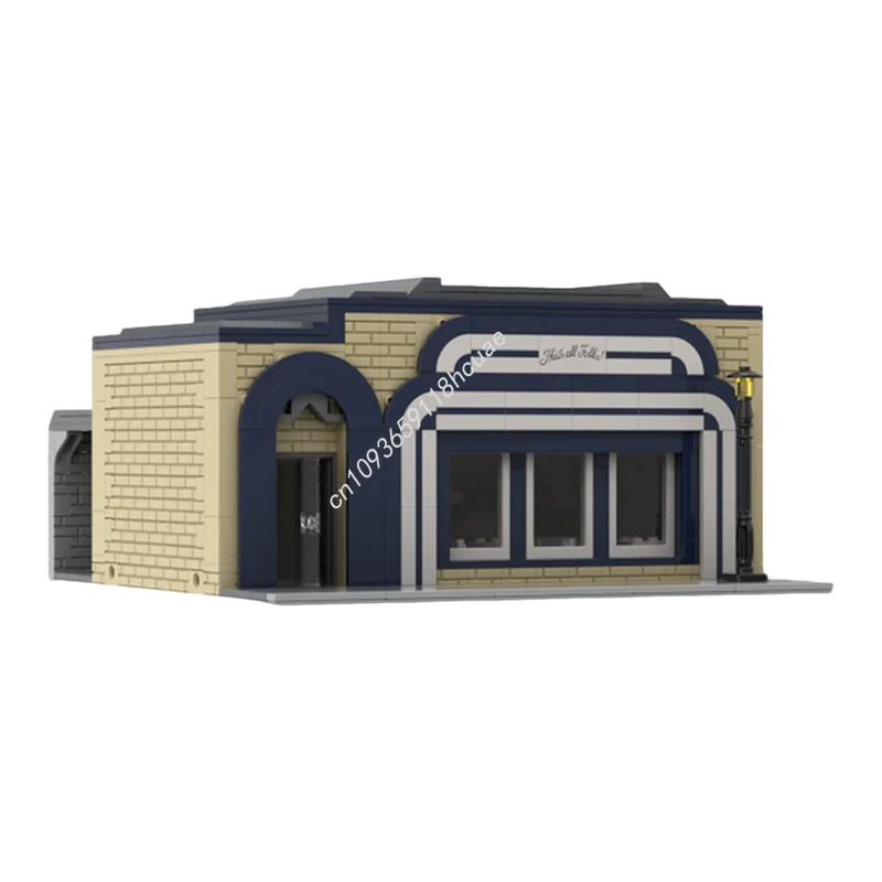 2007 pièces MOC Modèle de restaurant de rue modulaire Blocs de construction Jouet de construction DIY Idée cadeau de Noël Éducation créative Brique