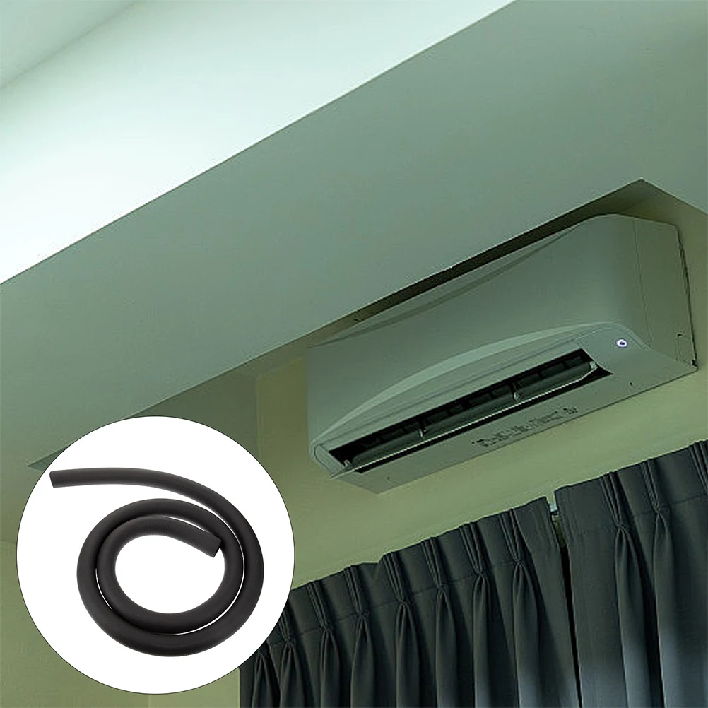 

Insulation Cotton Inch Pipes Black Rubber Foam Tubing Thickened Thermal Outdoor Air Refrigerant Line Insulation Conditioning