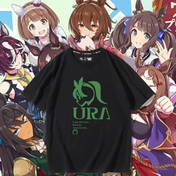 Uma Musume Pretty Derby Anime T-shirts Manga Graphic Oversized Women Cute Top Men Short Sleeve Tee Summer Kawaii Couple Clothing