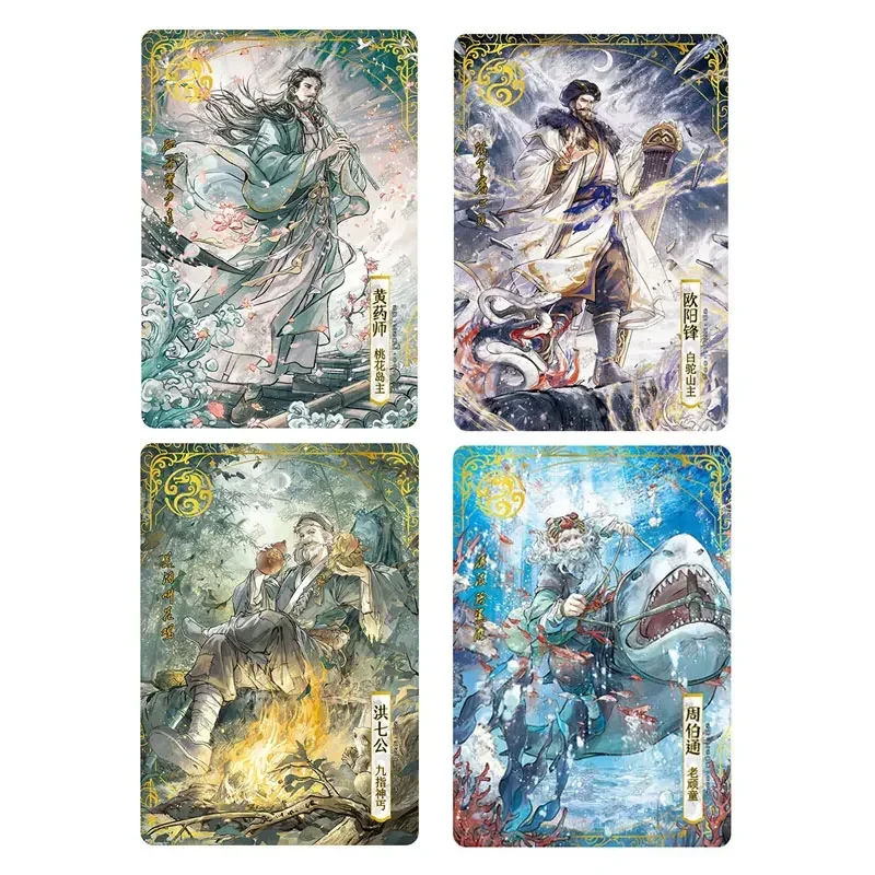 Tarjeta de colección genuina KAYOU, la leyenda de los héroes Condor, Jin Yong's Caballeros, CSQL/CSQL/LJ/ZSQL/HXBH/YXZQ/QXXW/MJ/GJ