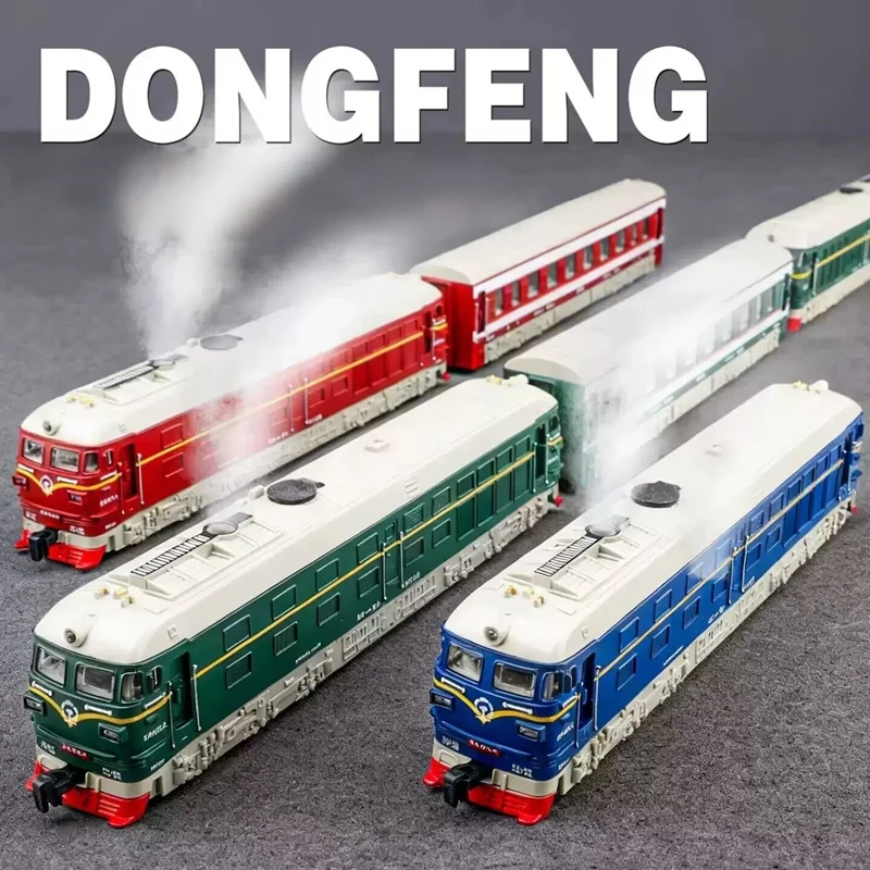 合金製高速鉄道車両模型 ダイキャスト製 電車 電動新幹線 地下鉄車両模型 サウンド＆ライト付き スプレー機能付き 子供のおもちゃ ギフト