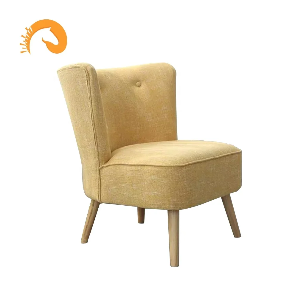 

Cheap sofa European Nordic hotel room relaxing leisure one seat luxury exclusive single color modern fabric hotel sofa