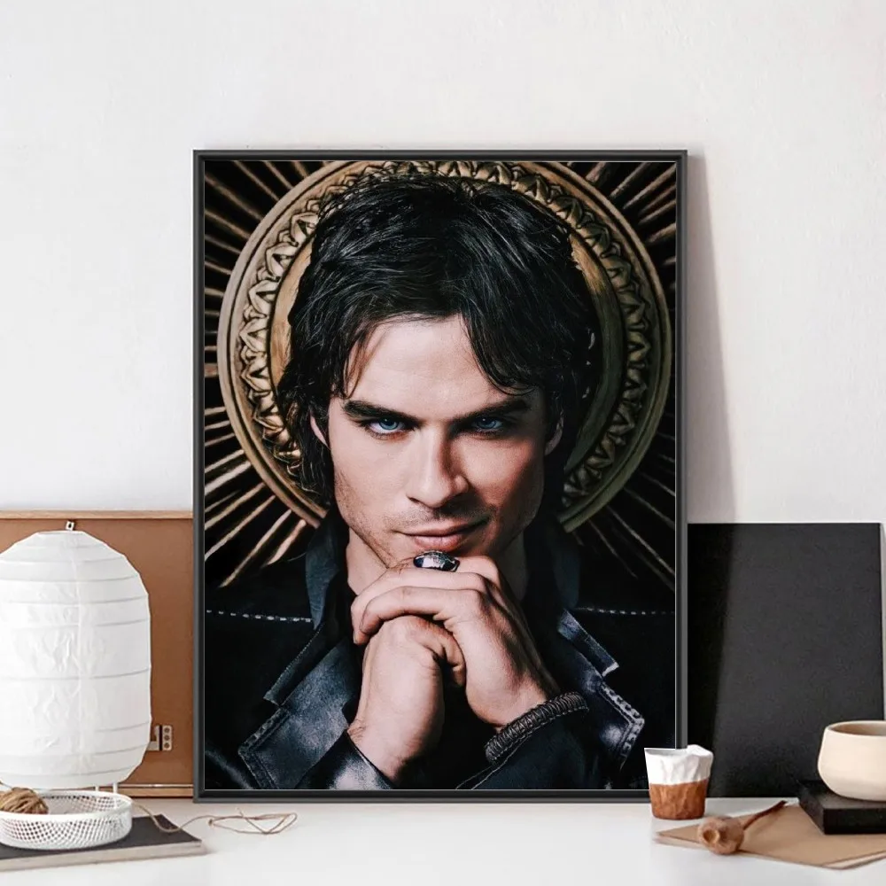 The Vampire Diaries Ian Somerhalde Poster No Poster Kraft Club Bar Paper Vintage Poster Wall Art Painting Bedroom Study Stickers