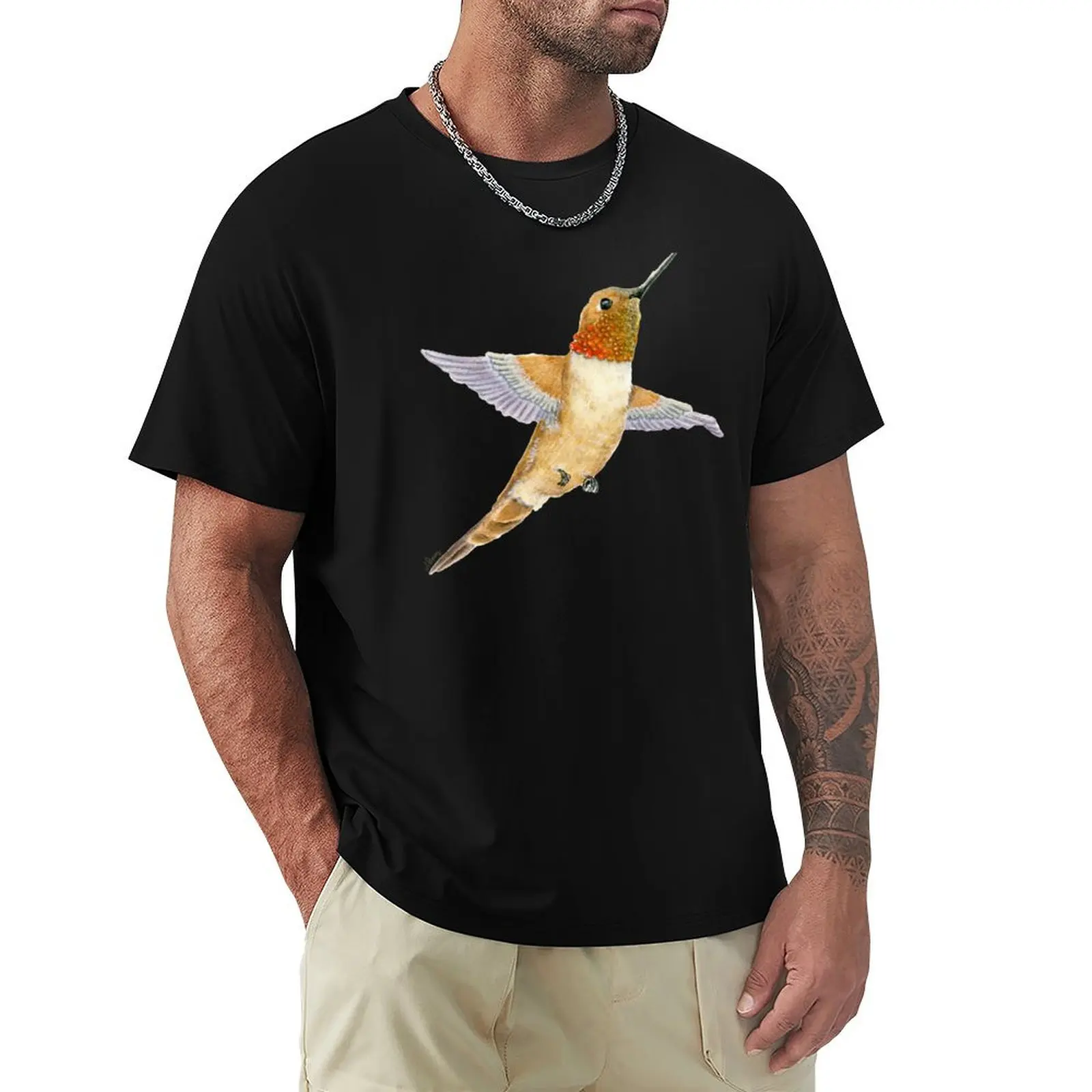 

Rufous hummingbird T-Shirt sublime shirts graphic tees aesthetic clothes plain mens designer clothes