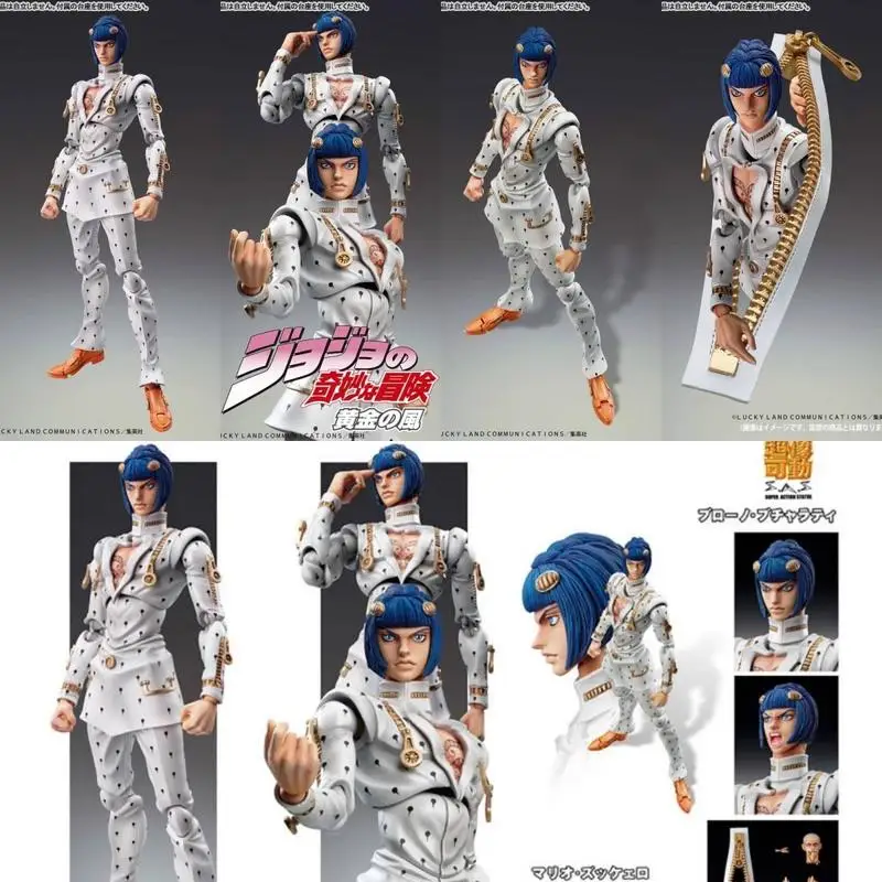 Jojo's Bizarre Adventure: Golden Wind Bruno Buccellati Anime móvil figura de acción articulada modelo Kit escritorio adorno juguetes regalo