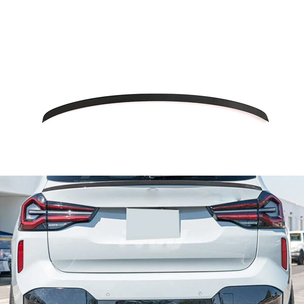 

Real Carbon Fiber Custom X3M Middle Spoiler for BMW X3 G01 F97 X3M IX3 SUV 2019-2022 Rear Wings Top Wings Black Lip Trunk Wing