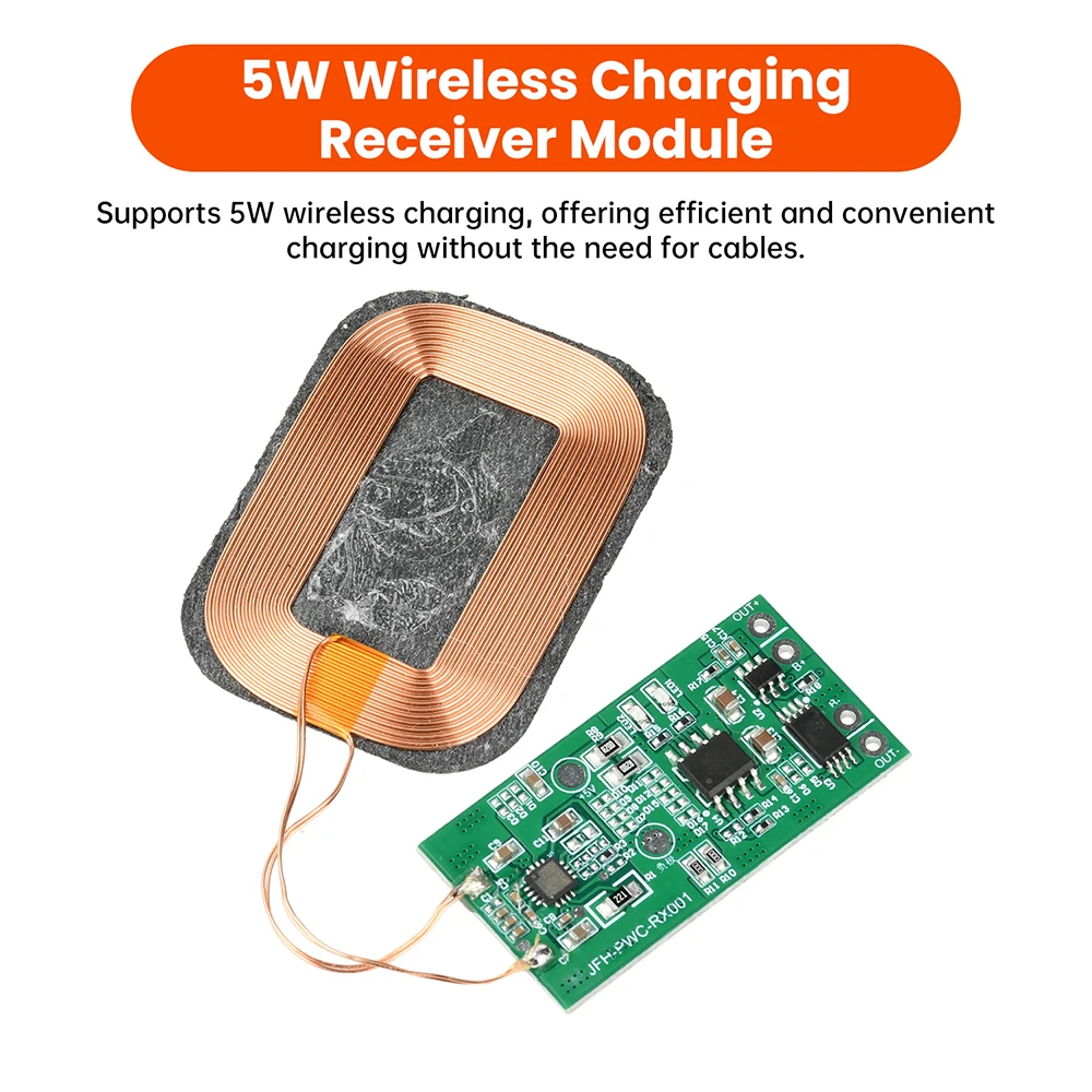 1-5Pcs 5W 3.7V Coil Wireless Charging Module Wireless Charger PCPA DIY Electronic Component kit