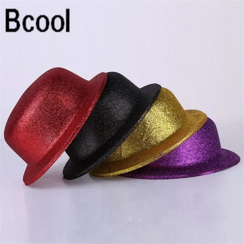 Gold Dust The Skullcaps Dance Supplies Party Hat Halloween Gifts,Mix color 12pcs