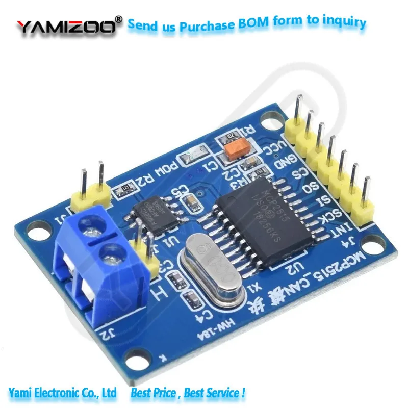 MCP2515 CAN-Bus-Modulplatine TJA1050 Empfänger SPI für 51 MCU ARM Controller NEU – Detail 1