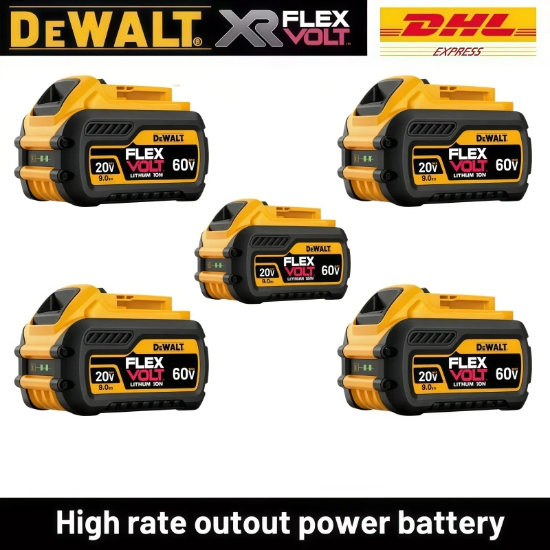 

Оригинальный аккумулятор DeWALT FlexVolt 20В/60В 6Ач 9Ач для DCB205 DCB182 DCB606 DCB206 DCB209