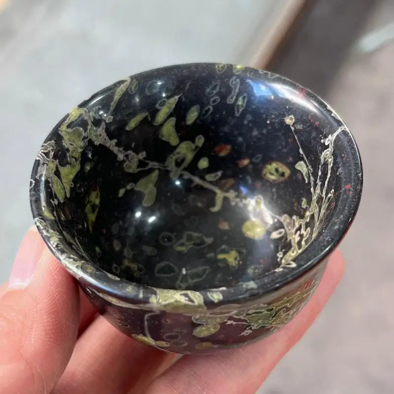 

Натуральная Нефритовая чайная чашка Gongfu, чашка для чайной церемонии, настоящий китайский цветок сливы, Нефритовый камень, чайные чашки