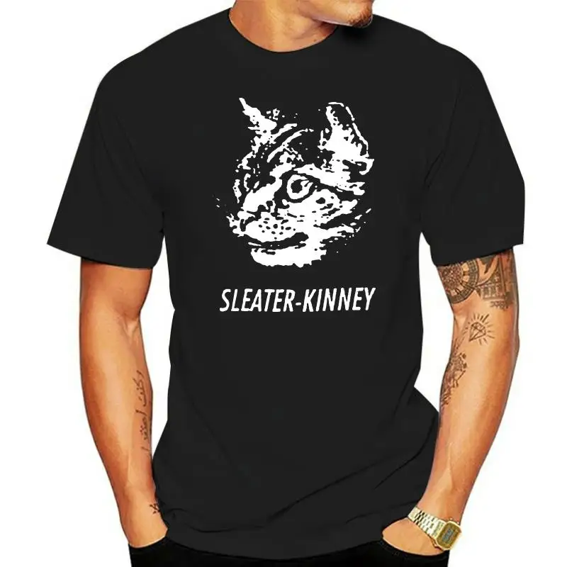 Sleater Kinney T shirt screen print short sleeve shirt cotton men t shirt