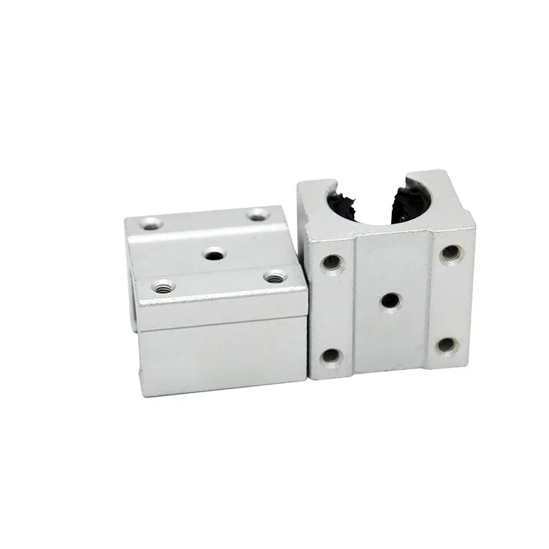 LIJUN 2 قطعة SBR10 SBR12 SBR16 SBR20 SBR25 دليل خطي السكك الحديدية + 4 قطعة SBR-UU كتل المنزلق النقل لجزء CNC XYZ محور ثلاثية الأبعاد راوتر