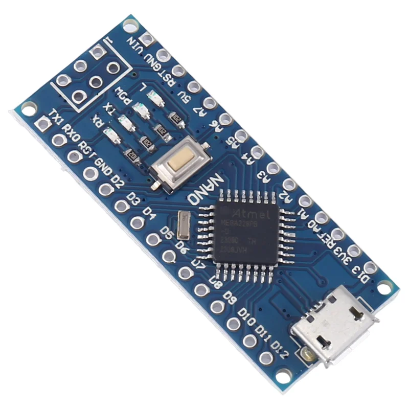 ABVO-10Pcs Nano 3.0 مع وحدة تحكم نانو متوافقة مع أداة تحميل التشغيل لسائق Arduino CH340 16Mhz ATMEGA328P