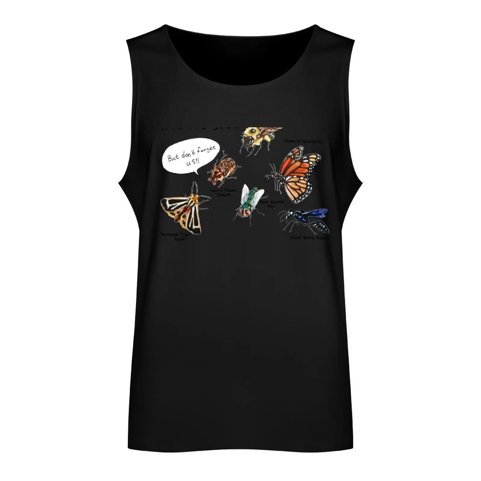 Save the (Native) Pollinators Tank Top Japanese t-shirt men clothes