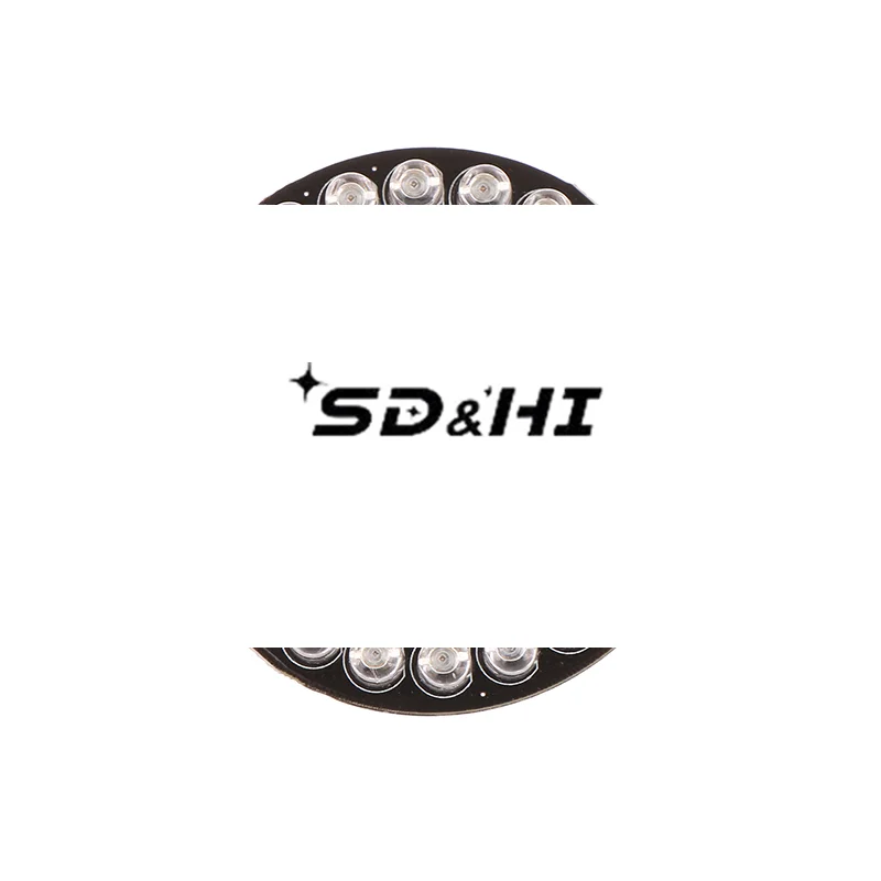 

Заполняющий свет 12 В 48 светодиодный 850 нм осветитель ИК инфракрасный свет ночного видения лампа для 60 аксессуаров для камер видеонаблюдения