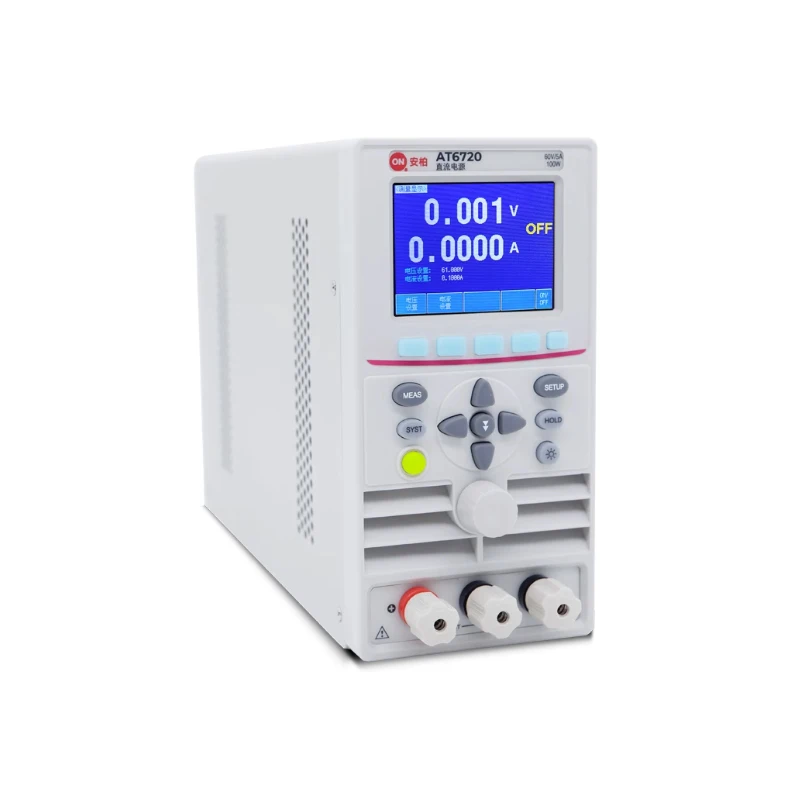 Applent AT6720 DC Programmable Power Supply 60V 5A 100W Bench Power Supply Digits LCD Display With RS232/485 Communication Port