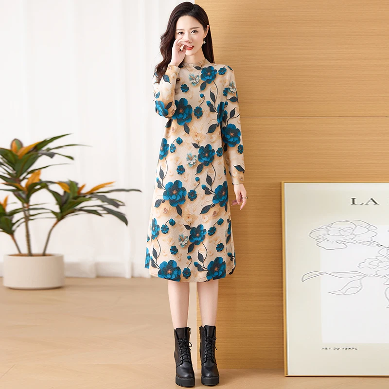 2025 Winter Mink Cashmere Thick Warm Pullovers Women Korean Vintage Casual Top Sweaters Autumn New Elegant Bodycon Coat Sweaters