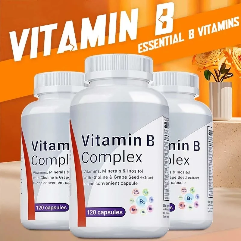 Vitamin B Complex - Supports The Immune System, Promotes Brain and Nervous System Health, and Helps Maintain A Healthy Mood