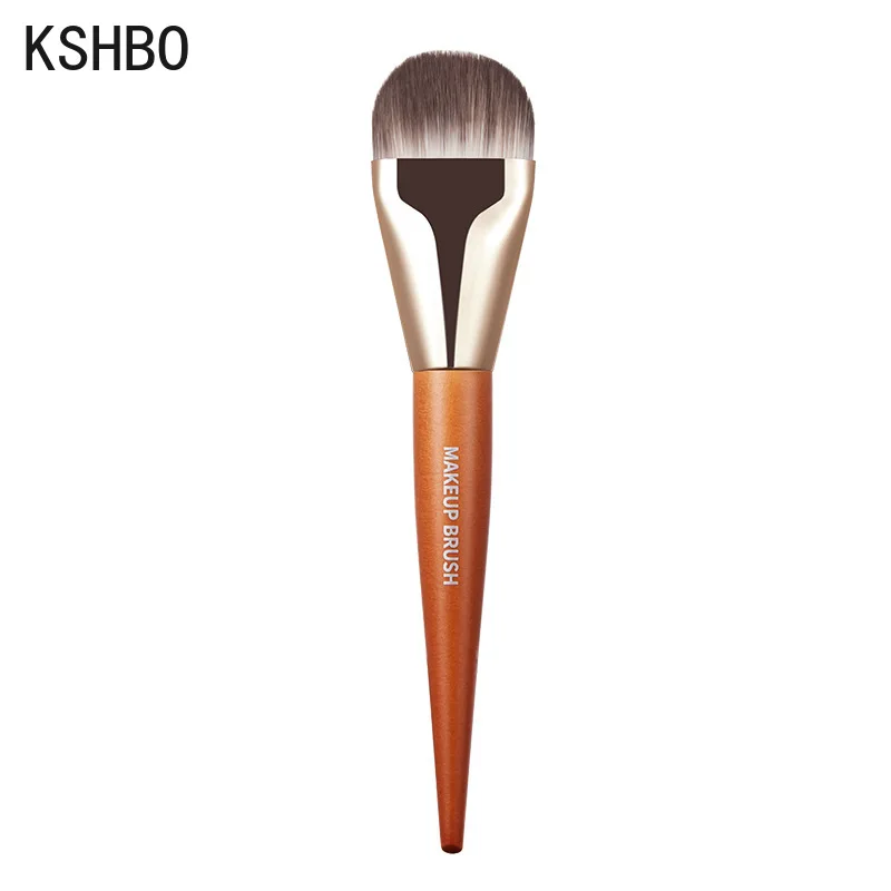 KSHBO Makeup Brushes Professional Brush Tongue Shaped Liquid Foundation Concealer Brush Women Face Base Makeup Beauty Tools