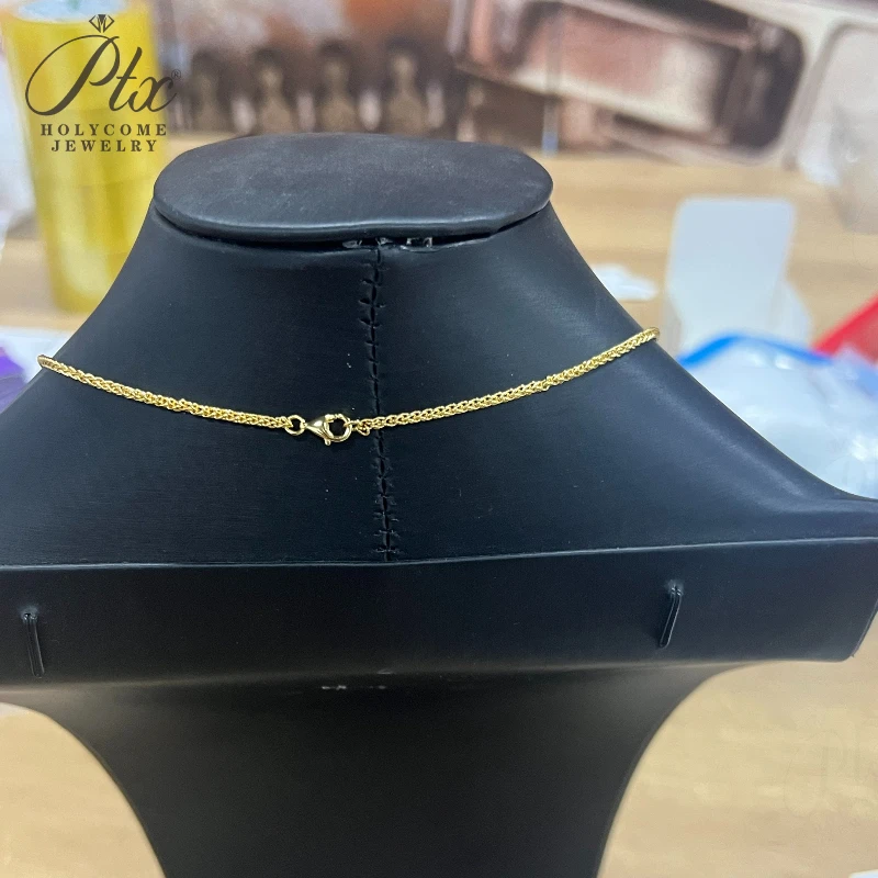 تسعة قطرة الماء قلادة مويسانيتي الأحجار الكمثرى قطع مخصص 925 فضة الترقوة سلسلة للنساء هدايا عيد الميلاد أنيقة #6