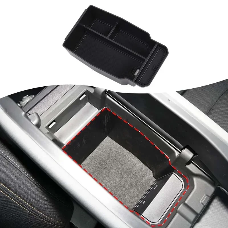 

For Mazda CX-50 CX50 2023 2024 Center Console Organizer Tray Armrest Storage Box Car Interior Accessories