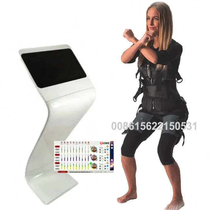 Wireless Home EMS electronics electroestimulador muscular machine ems training suit