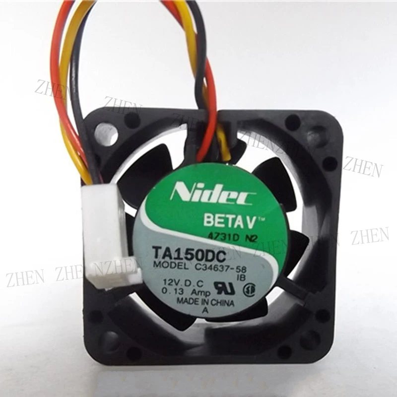 

S New for Nidec C34637-58 12V 0.13A 3-wire cooling fan#QW
