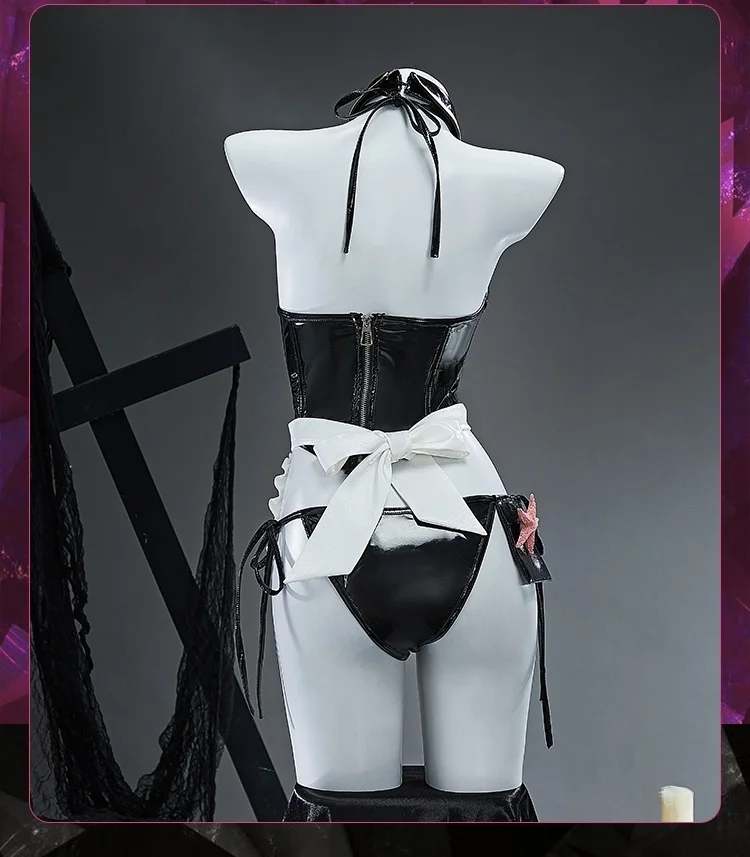 حديثا الصاري تأثيري حلي هالوين عيد الميلاد المعرض الهزلي لعبة أنيمي المرأة فستان S-XL لعبة NIKKE مثير خادمة تنورة