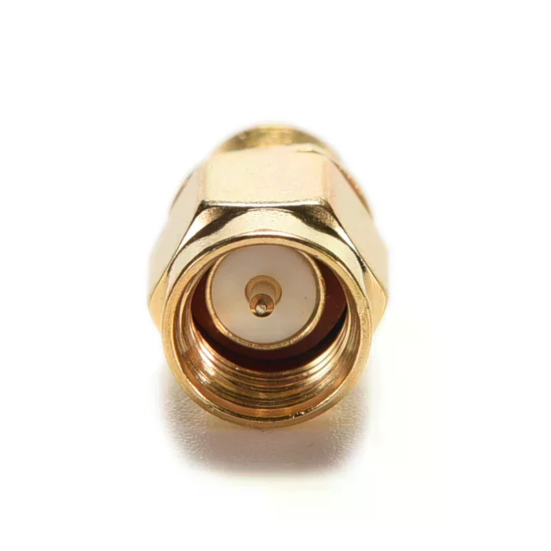 【New】SMA Male Plug To RP-SMA Female Both Male Center Straight RF Connector Adapter