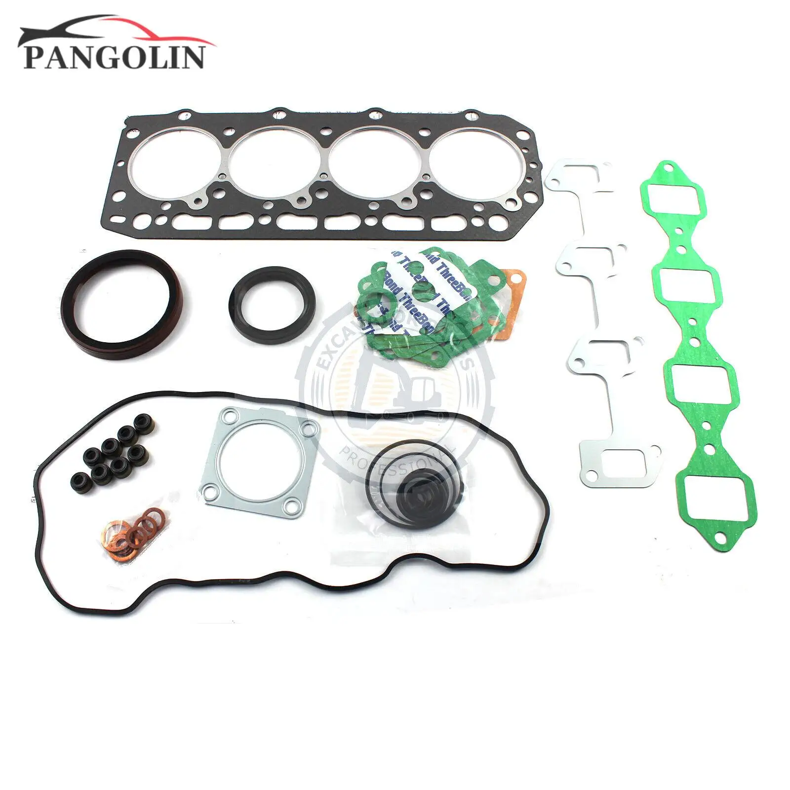 

4D84-1 4D84-2 4D84E-2 Engine Full Overhaul Gasket Kit for Yanmar Komatsu Mini-Excavator Wheel Loader YM72943292600 YM72943292602