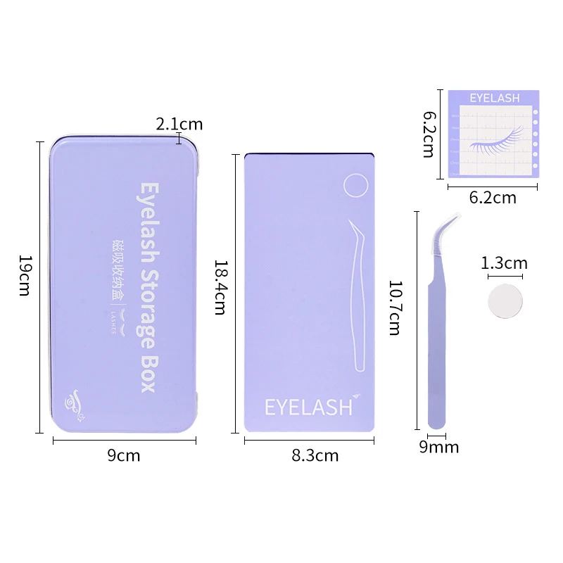 자석 속눈썹 스트립 자석 헤드밴드 선물용 여성용 자석 보관함 속눈썹용, 인조 속눈썹 연장 보관 도구