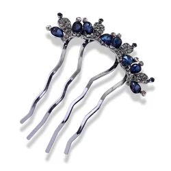 Women Girl Rhinestone Hairpin Crown Bride Haircomb Fashion Hairclip Hair Pin Clip Headwear Hair Accessories Ornaments