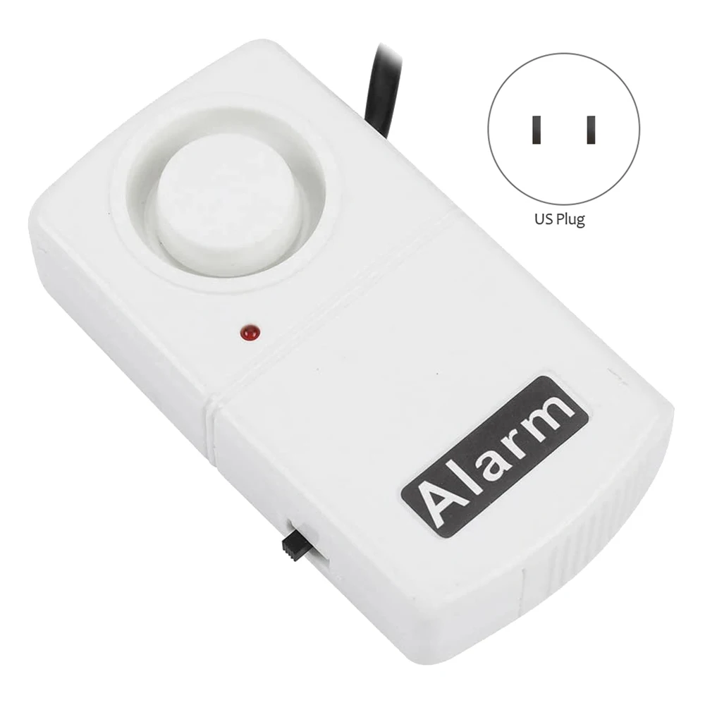 220V LED Indicator Smart 120Db Automatic Power Cut Failure Outage Alarm US Plug