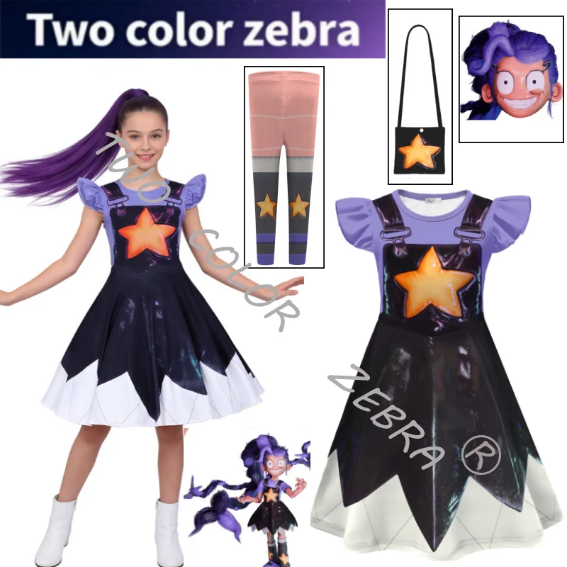 

Lily Cosplay Costume Bobi 5 Horror Game Play Time Girls Dress Up Halloween Carnival Clothing Puppet Children's Clothes 3-10years