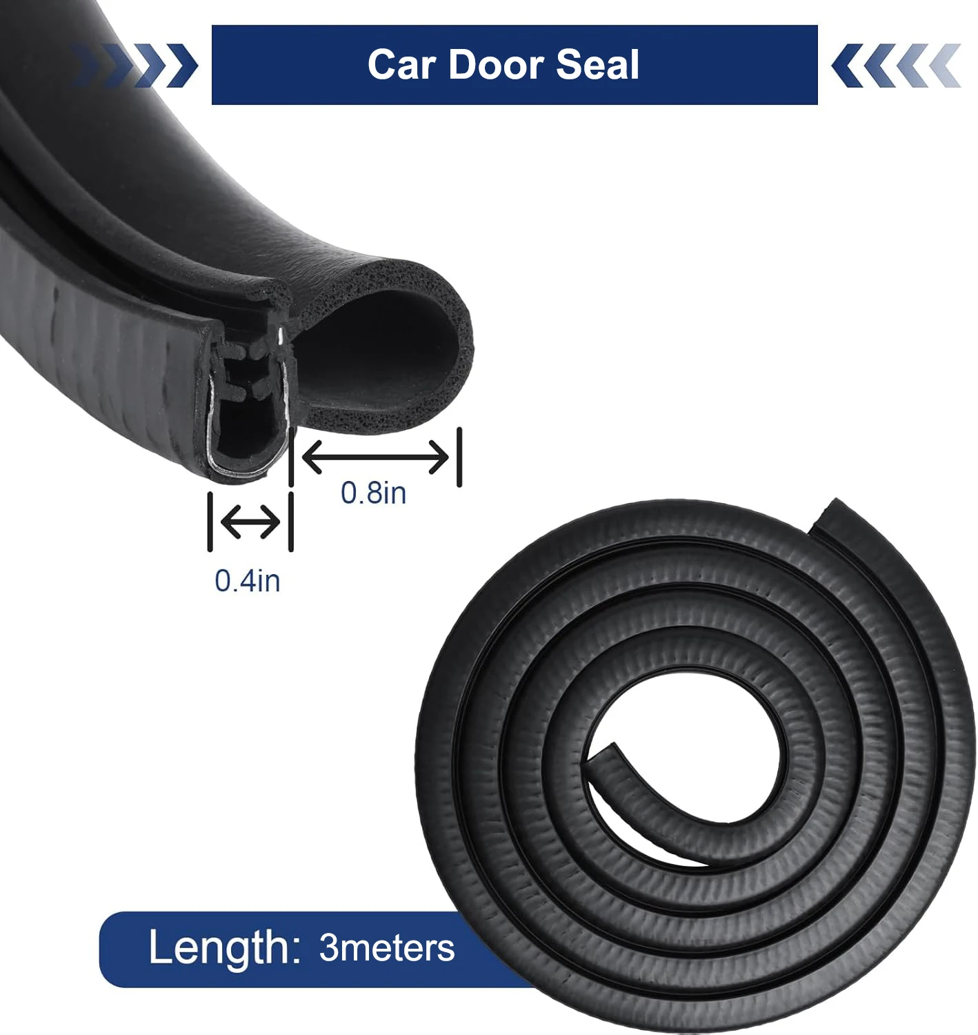 

Дверь автомобиля, резиновая накладка на край, уплотнительная полоса, уплотнительная прокладка двери с боковой лампочкой для автомобиля, автобуса, кемпера, лодки, автофургона, грузовика, двери