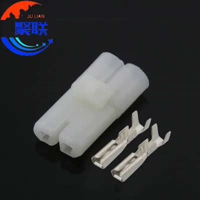 

Auto 2pin plug electrical electric connector with terminals and seals