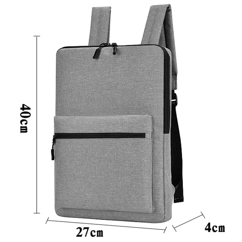 New Nylon Ultra-thin Men\'s Backpack Anti-theft Thin 15 inch Laptop Man Bag Waterproof Outdoor Business Work Small Backbag