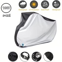 Bicycle Protective Cover Dustproof Cover Multipurpose Rain Snow Dust All Weather Protective Covers Waterproof 190T High Quality