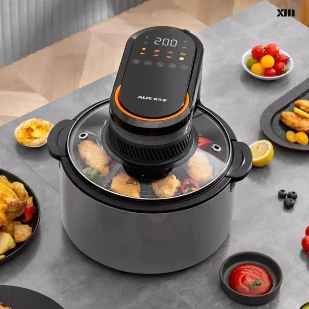 Aux air fryer household without turning over visual multi-function intelligent new oven all-in-one electric fryer